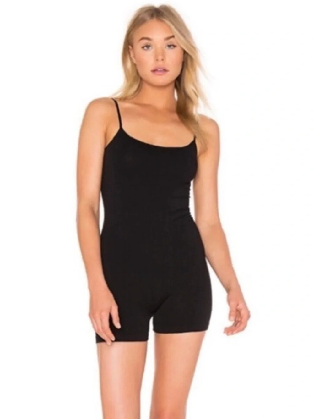Free People Black Romper